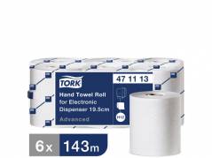 H&Atilde;&yen;ndkl&Atilde;&brvbar;deark Tork Advanced H12 2-lag hvid 471113 enMotion 6rl