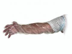 Handsker veterin&Atilde;&brvbar;r lysbl&Atilde;&yen; 100stk/pak HDPE one size