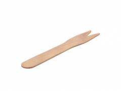 Gaffel tr&Atilde;&brvbar; pommes frites 8,5cm 1000stk/pak