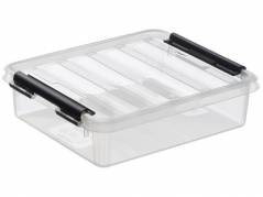Plastkasse SmartStore Classic 1 1l m/l&aring;g 21x17x6cm