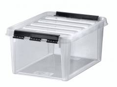 Plastkasse SmartStore Classic 10 8l m/l&aring;g 34x25x16cm