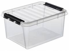 Plastkasse SmartStore Classic 15 15l m/l&aring;g 40x30x19cm