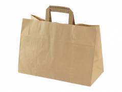 Papirsb&Atilde;&brvbar;repose brun 17L 350/170x245mm 200stk/pak