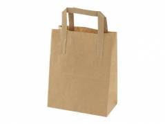 Papirsb&Atilde;&brvbar;repose brun 4,9L 180/105x230mm 500stk/pak 70g