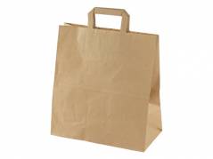 Papirsb&Atilde;&brvbar;repose brun 20,3L 80g 320/160x350mm 200stk/pak