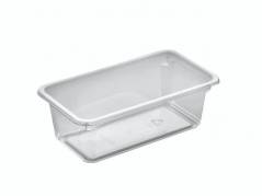 Plastbakke K2182-1E APET klar 180x100x61mm 740ml 608stk/kar