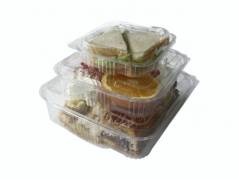 Plastbakke m/h&Atilde;&brvbar;ngslet l&Atilde;&yen;g v494 135x128x50mm 375ml 600stk/kar