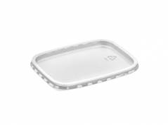 L&Atilde;&yen;g til plastbakke M68 APET klar 144x108x7mm 560stk/kar