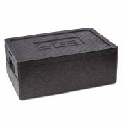 Termo skumkasse EPP 1/1GN m/l&Atilde;&yen;g sort yder: 595x390x230mm 30L