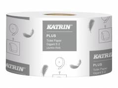 Toiletpapir Katrin Plus Giga S 2-lags 160m 12rl/kar 108925