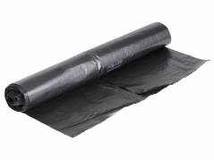 Plastiks&Atilde;&brvbar;k HDPE 700x1100mm Ultra 19my 100l sort 20stk/rul