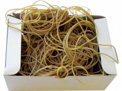 Gummib&Atilde;&yen;nd str. 22 1,7x120mm natur ca. 460stk 250g/pak