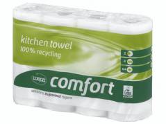 K&Atilde;&cedil;kkenrulle Wepa 2-lags hvid 26cmx14m 64ark 32rul/pak