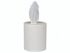 Aft&Atilde;&cedil;rringspapir 1-lags hvid midi uperforeret 320m 6rul/kar