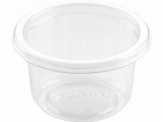 Plastbakke Fixpack rund klar APET &Atilde;&tilde;80x46mm 110ml 1000stk/kar