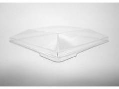 L&Atilde;&yen;g til bowl firkantet 1278185 130x130x30mm 100stk/krt klar