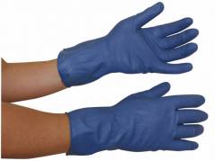 Latexhandsker medium (7&Acirc;&frac12;-8) bl&Atilde;&yen; 12par/pak