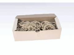 Gummib&Atilde;&yen;nd 200x5mm hvid ca. 150stk 500g/pak