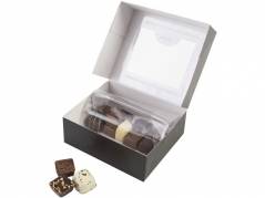 &AElig;ske m/rude chokolade 2153 sort 145x125x50mm 200stk/pak