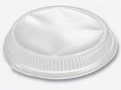 Plastl&Atilde;&yen;g 2,5cm dome t/foliebakke R-PET klar 200stk/pak