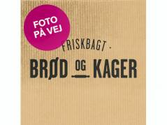 Indpakningspapir 45cmx250m rib. brun Friskbagt br&Atilde;&cedil;d og kager