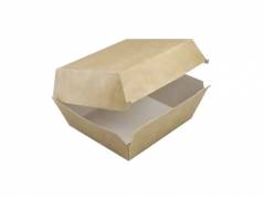 Burger&Atilde;&brvbar;ske brun/hvid 120x120x80mm 240stk/pak