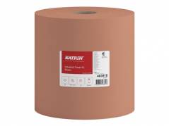 Aft&oslash;rringspapir Katrin XL brun 1-lags 32cmx1000m 1rul/kar