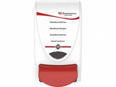 Dispenser Deb Skin Care Sanitise hvid/r&Atilde;&cedil;d t/1l patron