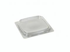 Plastl&Atilde;&yen;g til 4057 firk APET klar 108x108x14mm 952stk/kar