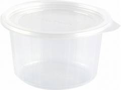 Plastbakke Fixpack PP rund klar &Atilde;&tilde;112x61mm 300ml 700stk/kar