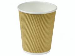 Kaffeb&Atilde;&brvbar;ger pap Nature Line 8oz 25cl ripple wall 500stk/kar