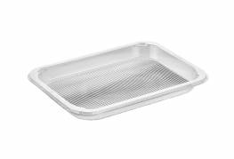 Plastbakke K2187-1c klar APET 178x137x18mm 330ml 752stk/kar
