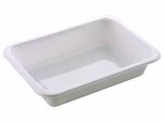 Plastbakke C2171-1k CPET hvid 170x127x35mm 500ml 720stk/kar