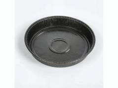 Kageform rund sort til ovn &Atilde;&tilde;147x24mm 800stk/pak Ecos