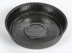 Kageform rund sort &Atilde;&tilde;170x35mm 720stk/pak Ecos