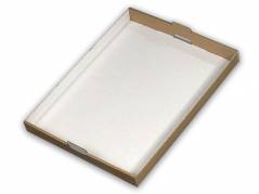 Kagemands&aelig;ske hvid stabelbar 600x452x113mm