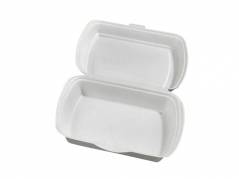 Skumbakke hvid 1-rums m/l&Atilde;&yen;g 240x210x70mm 300stk/pak