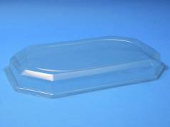 L&Atilde;&yen;g/t Cateringfad stor oval 565x375x63mm klar 50stk/kar
