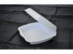 Skumbakke hvid 1-rums m/l&Atilde;&yen;g 240x195x75mm 250stk/pak