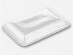 Plastl&Atilde;&yen;g dome t/foliebakke klar RPET 1000stk/pak