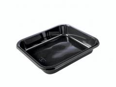 Plastbakke C2290-1E CPET sort 288x253x49mm 2650ml 208stk/kar