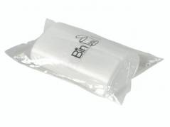 Plastikpose LLDPE hvid 385x775x0,01mm 20l 20stk/rl