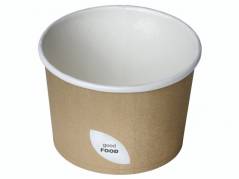 Suppeb&Atilde;&brvbar;ger PLA 550ml brun 500stk/kar