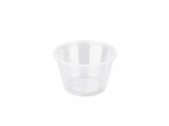 Dressingb&Atilde;&brvbar;ger 110ml/4 oz &Atilde;&tilde;74x45mm klar PP 2500stk/pak