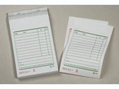 Kasseblok grafisk 2x50bl 8,5x14,5cm 2280