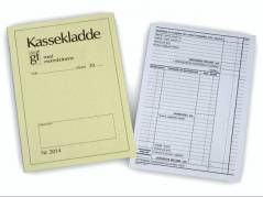 Kassekladde gul 2014 32 blade 14x20,5cm 10stk/pak