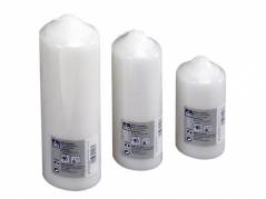 Bloklys hvid 8x20cm 112 timer 12stk/pak