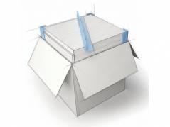 PE-profiler L 75x75 bl&aring; 105x2m = 210m/kar 10mm godstyk