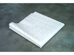 Stikdug papir m/pr&Atilde;&brvbar;g hvid 80x80cm 250stk/pak