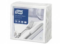 Servietter Tork 3-lags hvid 39cm 12x100stk/kar